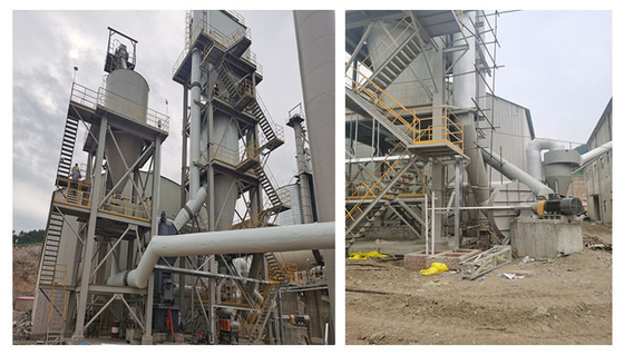 Planta del pulverizador de 325 Mesh Limestone Vertical Mill Roller para el feldespato de la dolomía de la calcita