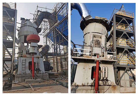 El PLC pulverizó la planta vertical de la maquinaria de explotación minera del molino de la piedra caliza del carbón