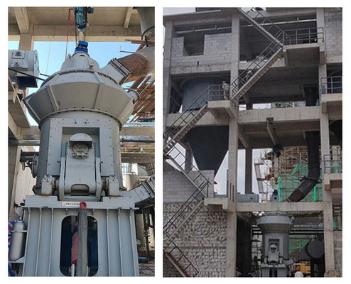 Sistema de pulido del cemento crudo vertical del molino VRM de 85T/H-730T/H HVM
