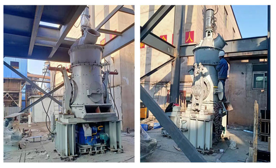 Molino crudo vertical de HVM en el consumo de energía baja de la planta del cemento 800kw
