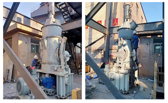 Planta vertical del molino de rodillo del cemento 85-730T/H para el pulido del cuarzo del carbón de la materia prima