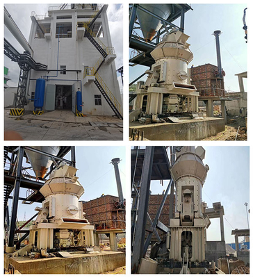 PLC VRM en malla vertical de la malla -1250 del molino de rodillo de la planta del cemento 325