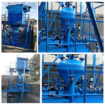 Equipo de la bomba de la transportación neumática del bajo consumo de energía para Silo