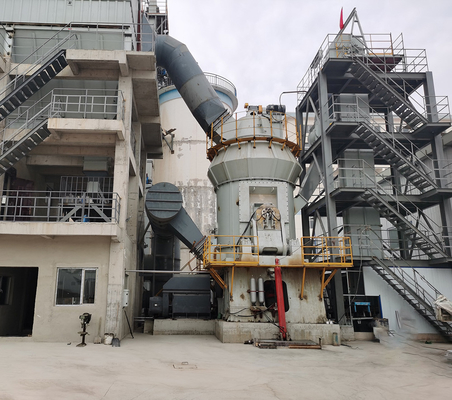 Granero vertical ultrafino Línea de producción de agregados de piedra caliza Materia prima Molino vertical